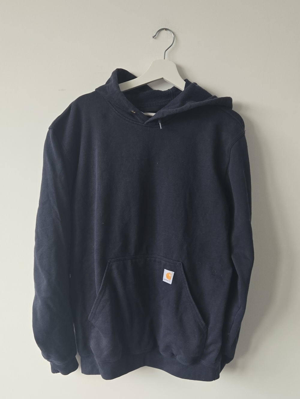 Carhartt Navy Pullover Hoodie with Front Pocket